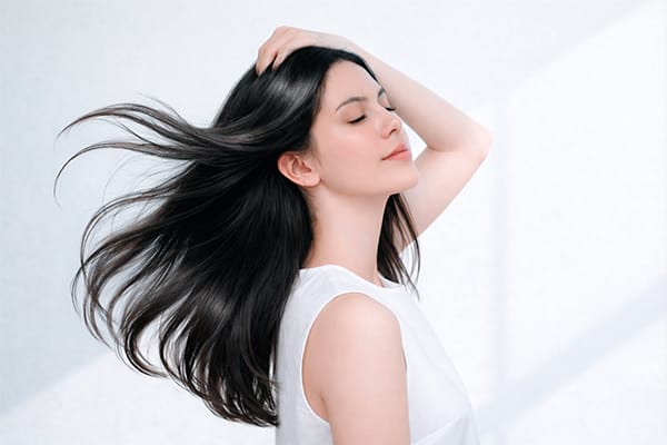 美容液シャンプーで、サロン仕上ての髪へ。